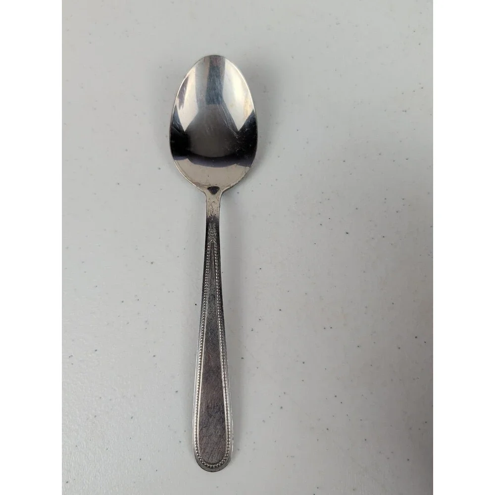 Oneida Rogers NEEDLEPOINT/BEADED ARTISTRY Table / Serving Spoon Stainless